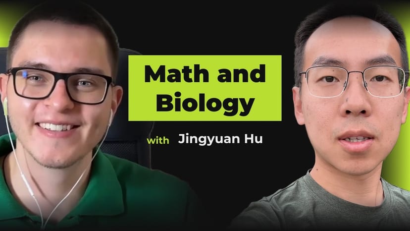 Math and Biological Data - Jingyuan Hu | Ep 17